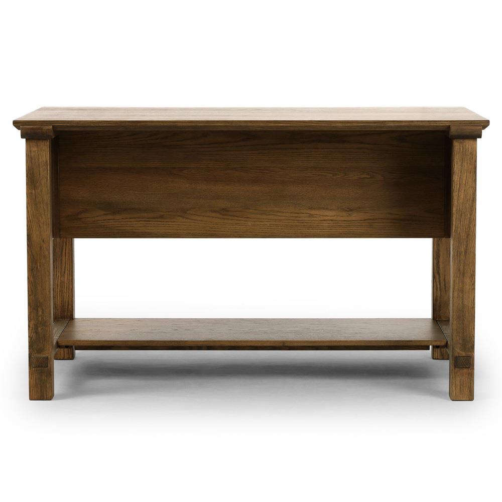 Gavin Rustic Brown Oak Rectangular Kitchen Island - 60"|