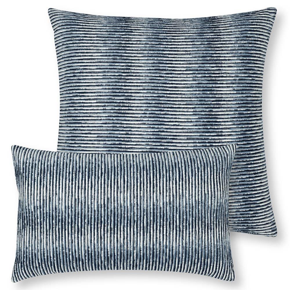 Progress Coastal Beach Indigo Indoor Outdoor Lumbar Pillow - 12x20|