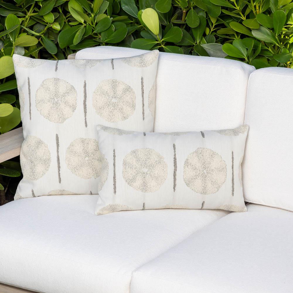 Solstice Coastal Beach Sand Indoor Outdoor Throw Pillow - 20x20|