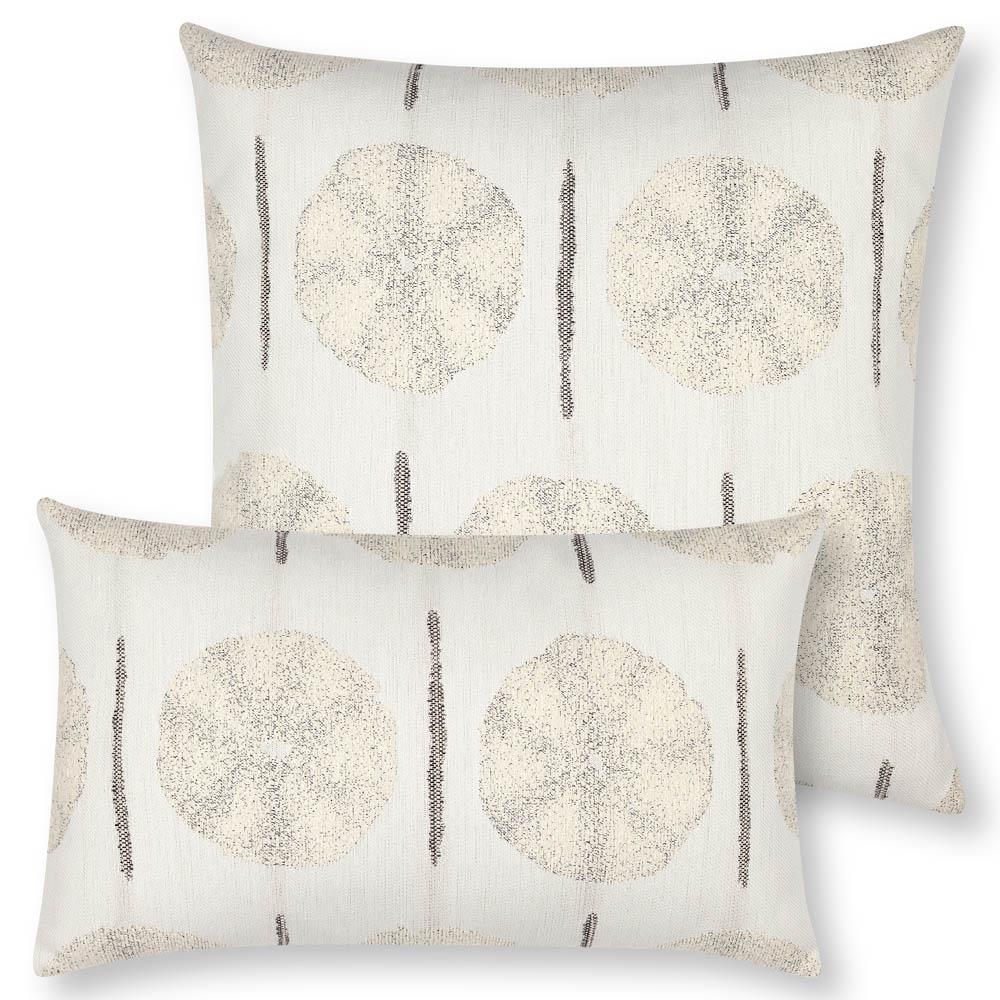 Solstice Coastal Beach Sand Indoor Outdoor Lumbar Pillow - 12x20|