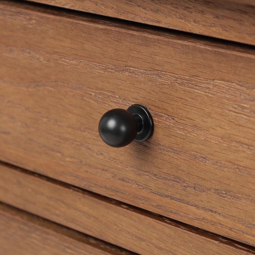 Gavin Rustic Lodge Brown Oak Rectangular Console Table|