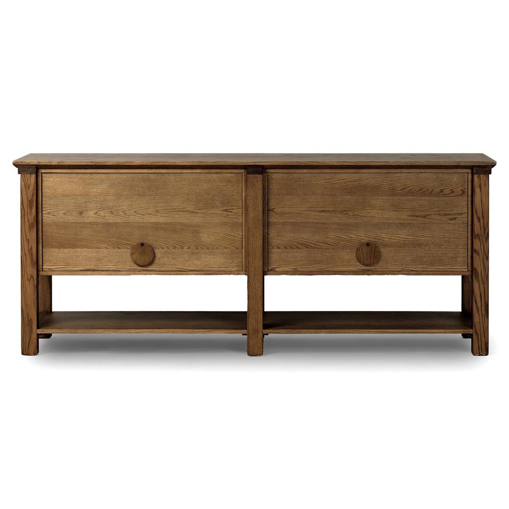 Gavin Rustic Lodge Tan Oak Rectangular Sideboard|