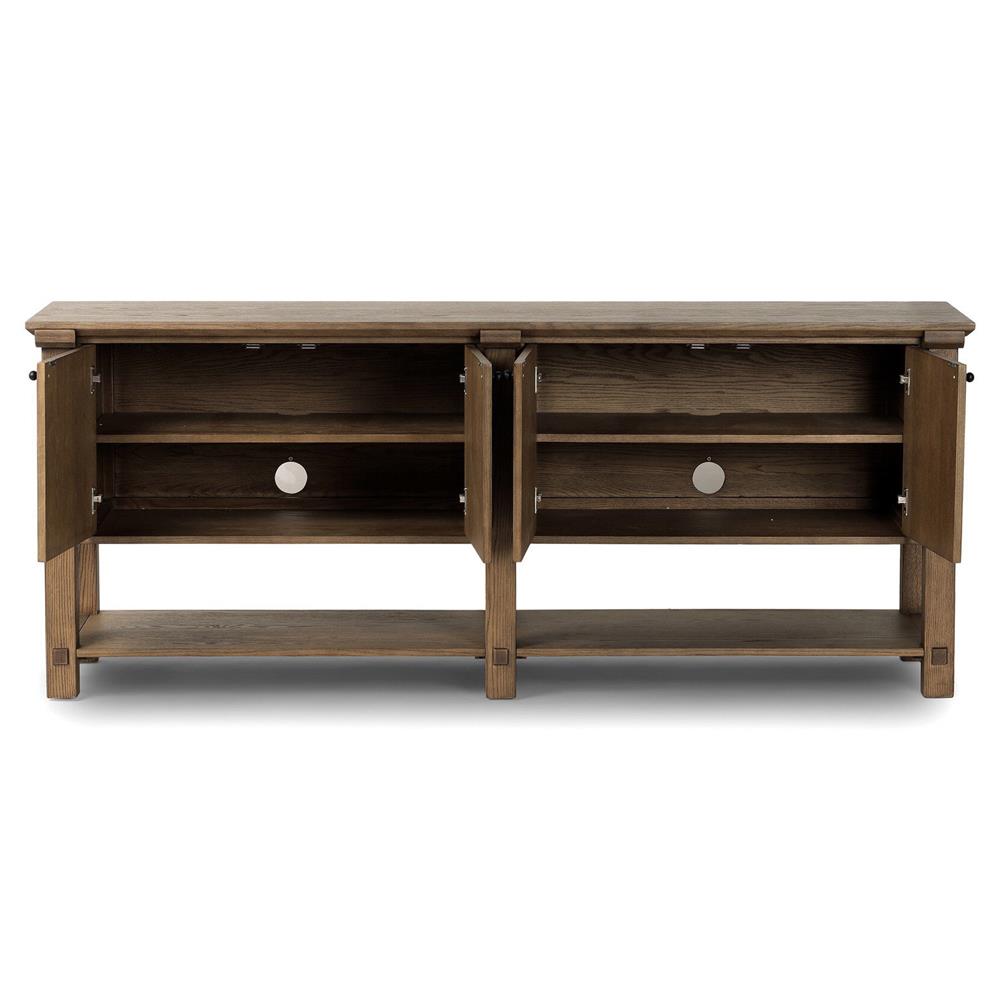 Gavin Rustic Lodge Tan Oak Rectangular Sideboard|
