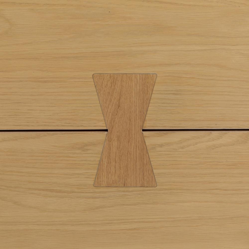 Aviva Coastal Beach Oak Wood Dining Table - 86"|