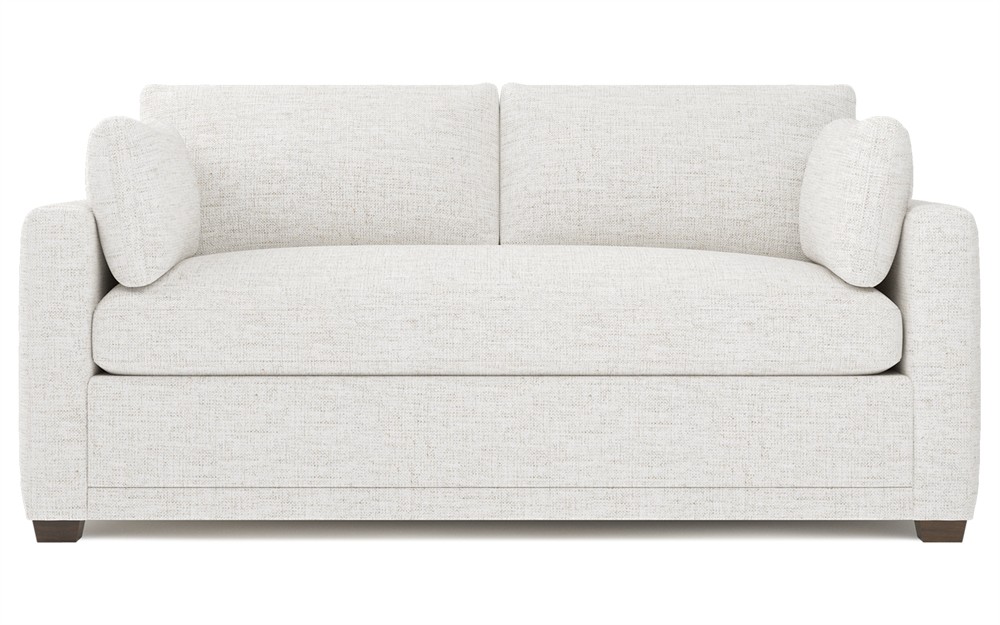 Weybridge Heathered Ivory Performance Bench Cushion Sleeper Sofa - 75Gǥ|