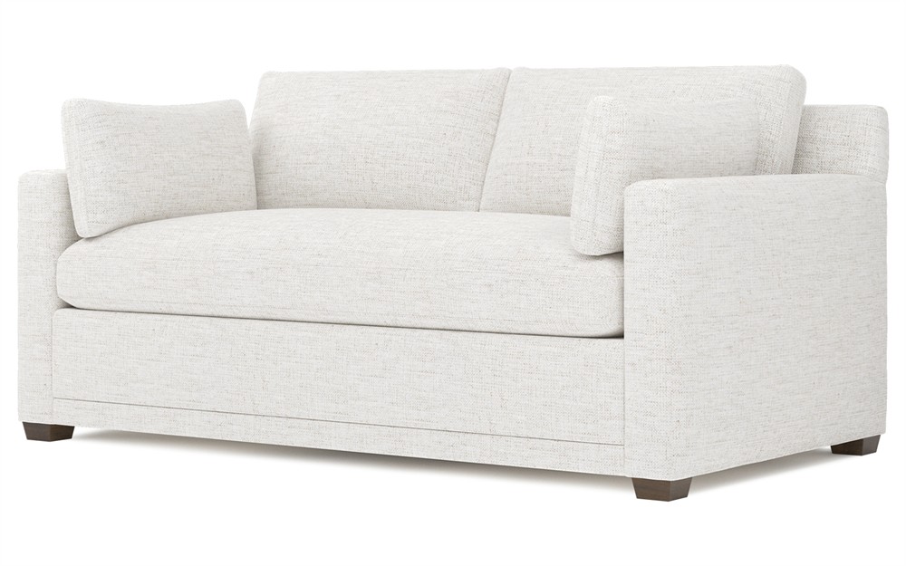 Weybridge Heathered Ivory Performance Bench Cushion Sleeper Sofa - 75Gǥ|