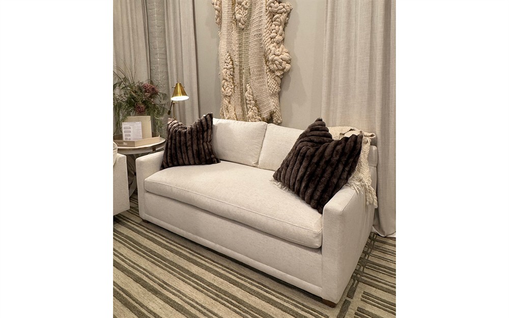 Weybridge Heathered Ivory Performance Bench Cushion Sleeper Sofa - 75Gǥ|