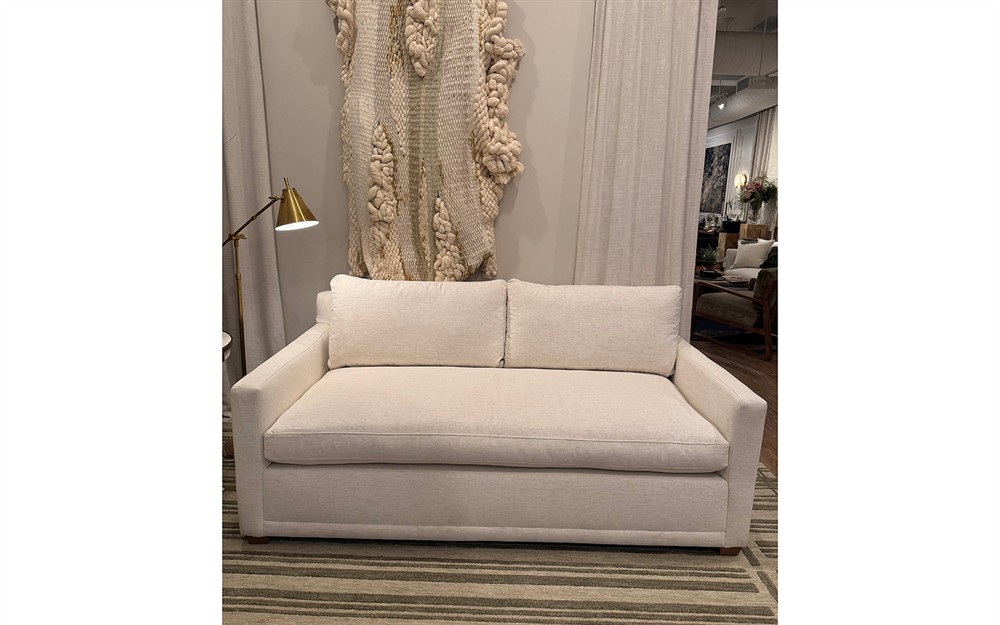 Weybridge Heathered Ivory Performance Bench Cushion Sleeper Sofa - 75Gǥ|