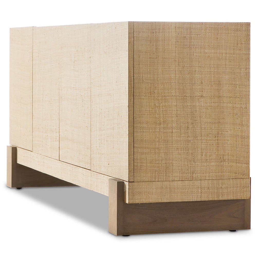 Sienna Modern Classic Beige Raffia Sideboard|