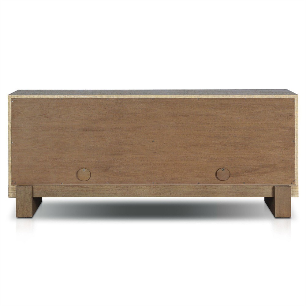 Sienna Modern Classic Beige Raffia Sideboard|