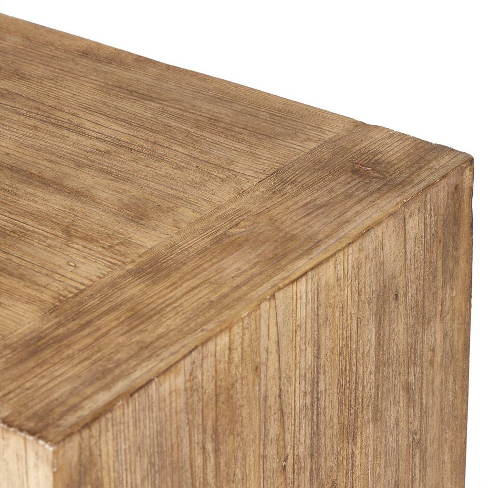 Nerin Coastal Beach Distressed Brown Wood Sideboard|