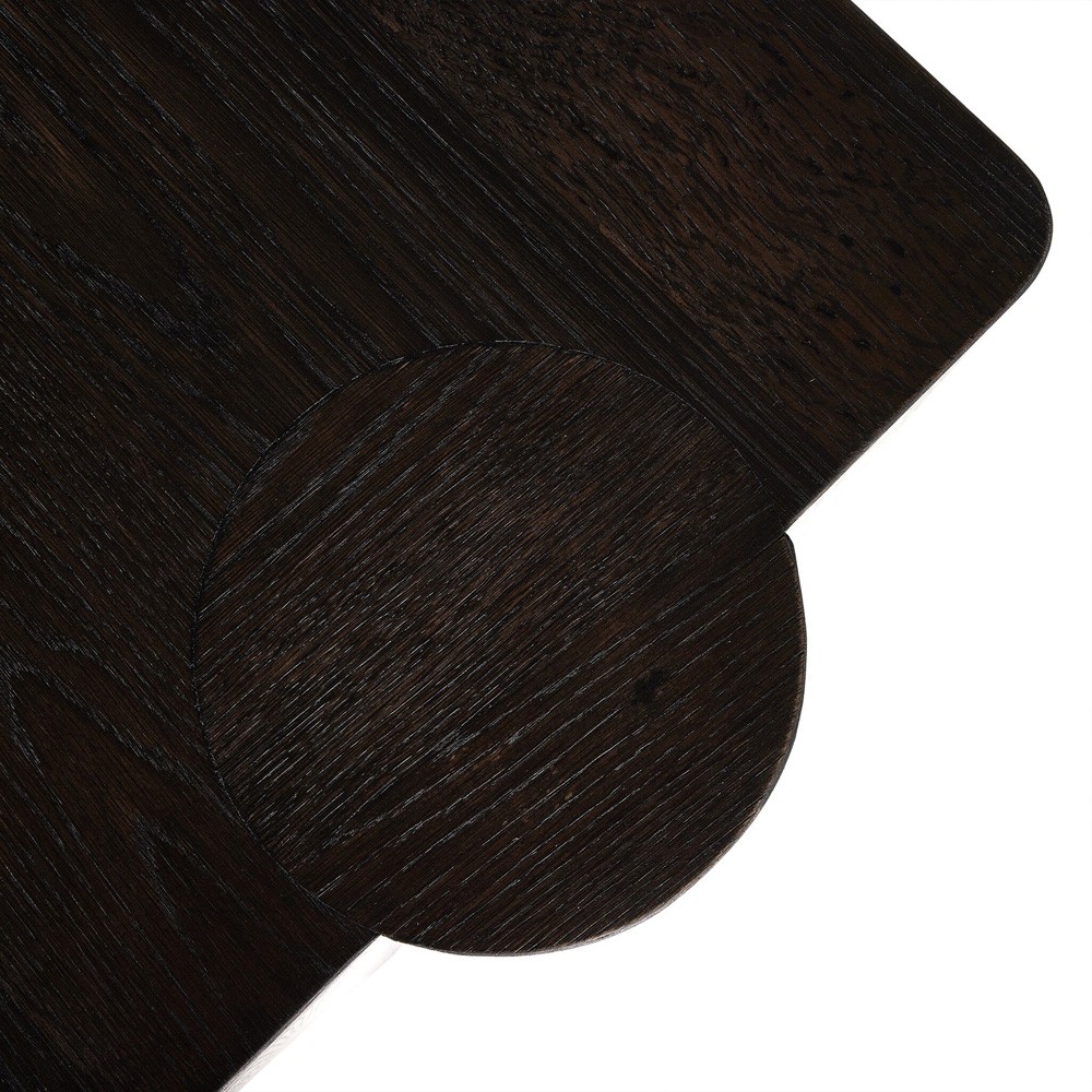 Olson Rustic Lodge Dark Brown Oak Wood Sideboard|