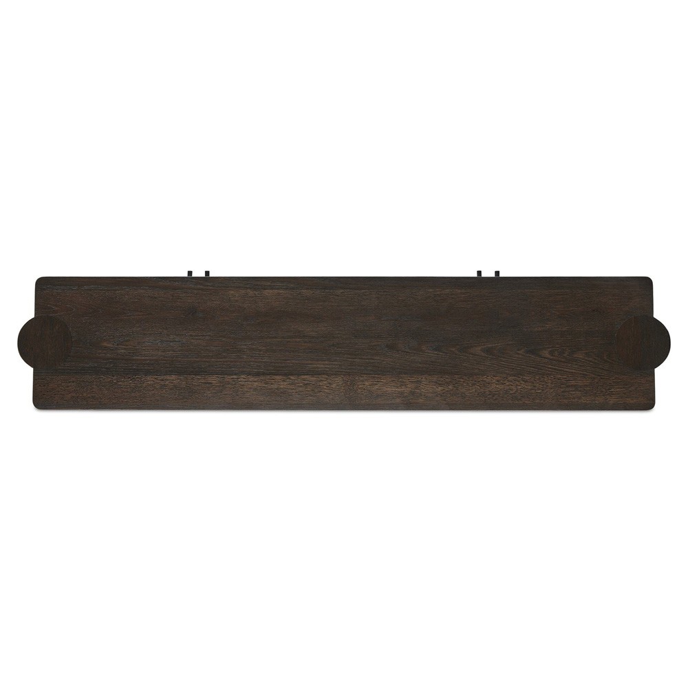 Olson Rustic Lodge Dark Brown Oak Wood Sideboard|