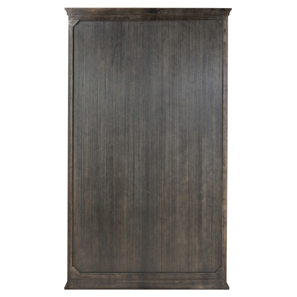 Dawson Updated Traditional Smoked Black Oak Cabinet|