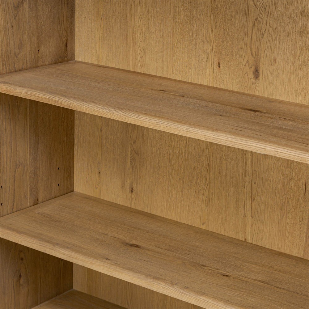 Finley Aged Smoked Oak Wood Cabinet|