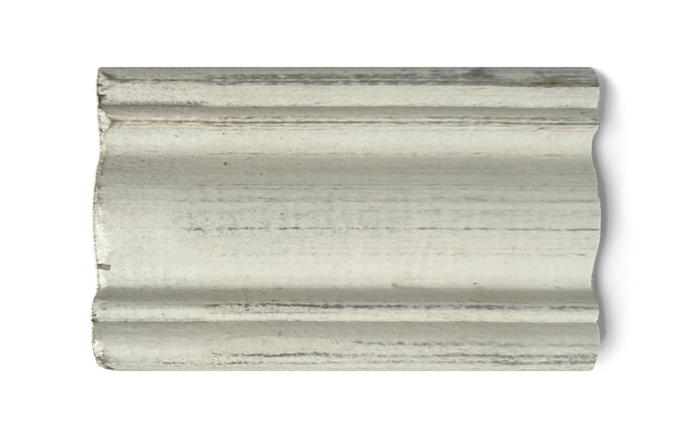 Juliette Spring Blue Textured Weave Vintage White Settee|