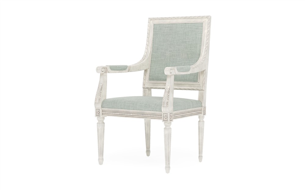 Kathy Kuo Home Marielle Dining Arm Chair - Thumbnail 2