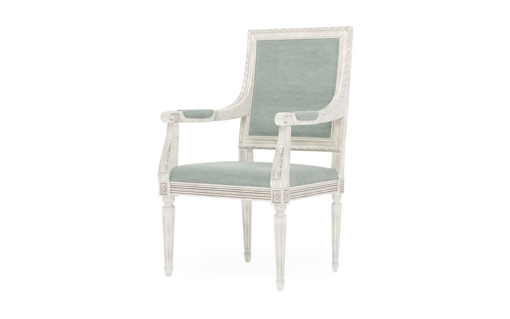 Kathy Kuo Home Marielle Dining Arm Chair - Thumbnail 4