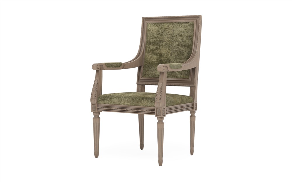 Kathy Kuo Home Marielle Dining Arm Chair - Thumbnail 4