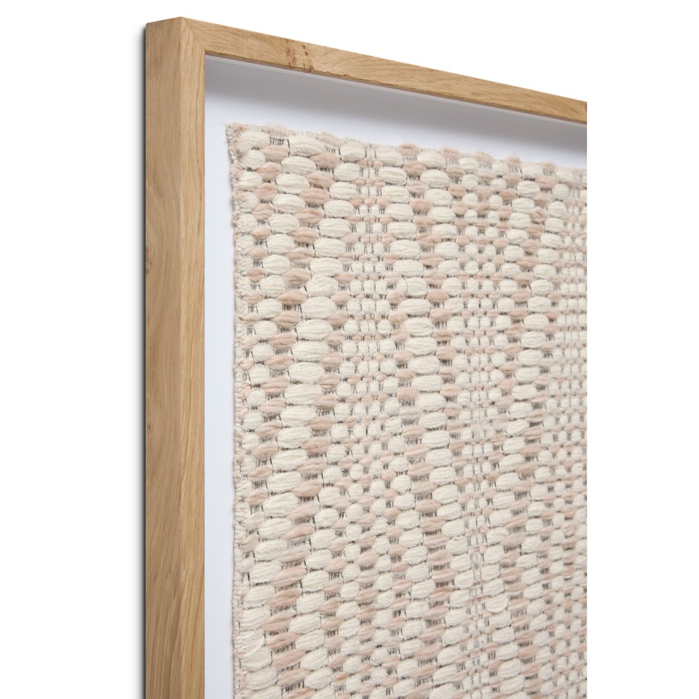 Lorwyn Beige Textile Framed Wall Art - 3'7"x2'6"|