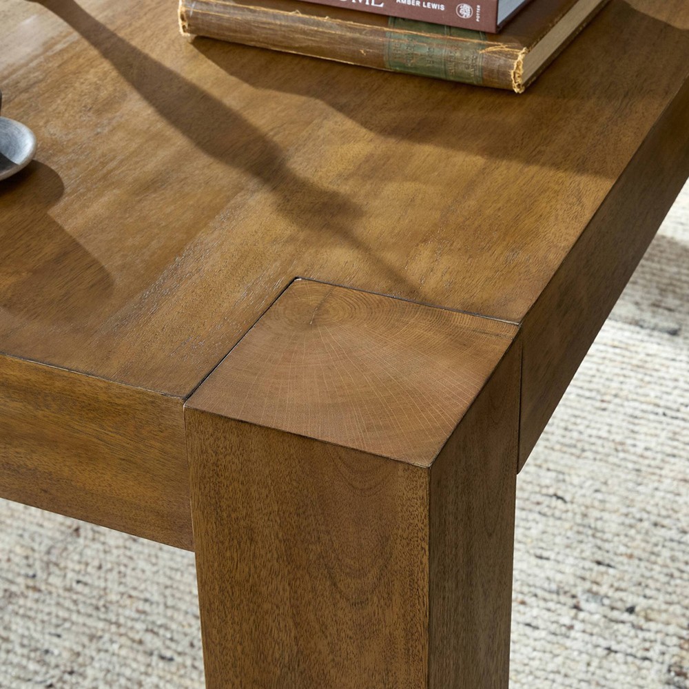 Kinsey Rustic Lodge Brown Wood Rectangular Dining Table - 72"|