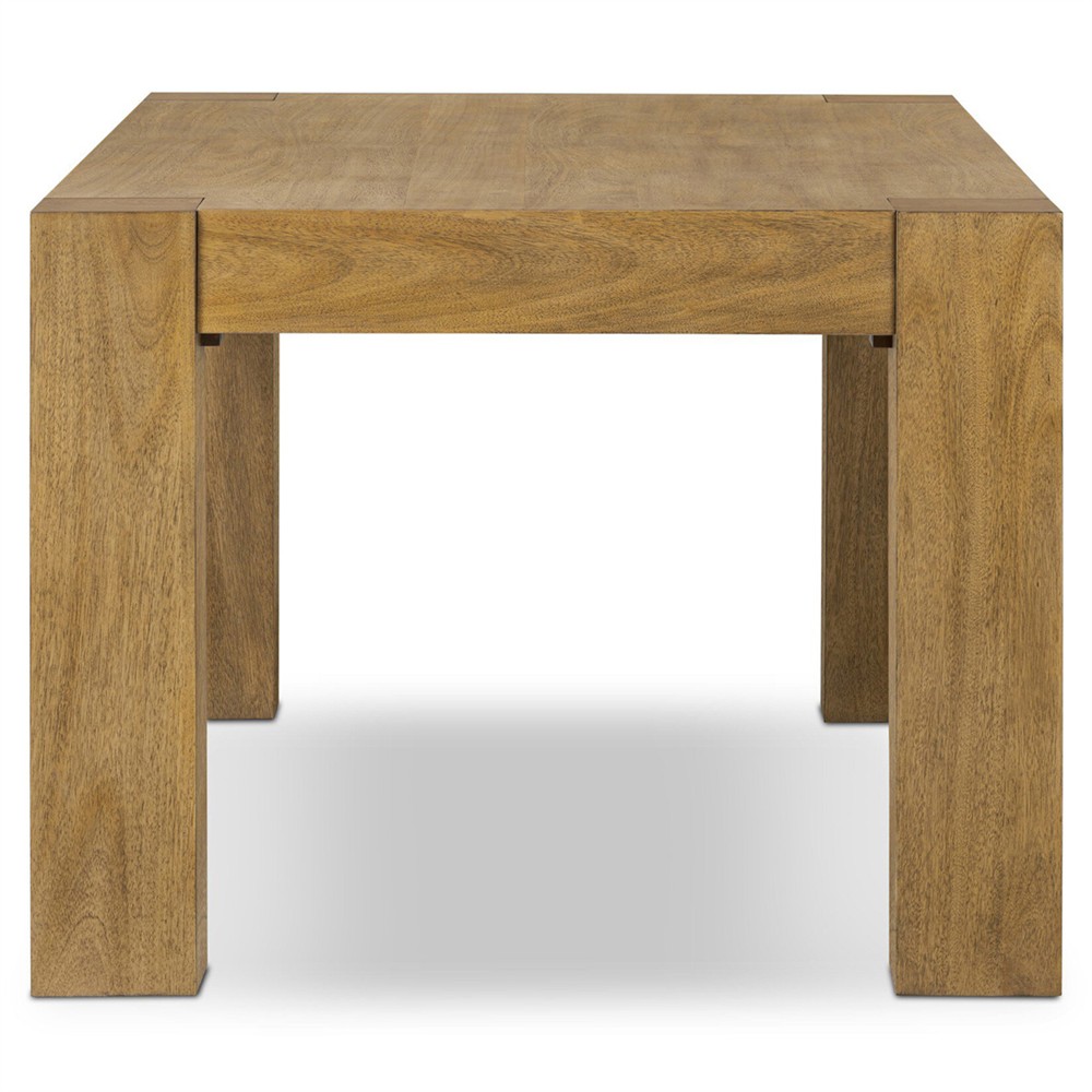 Kinsey Rustic Lodge Brown Wood Rectangular Dining Table - 72"|