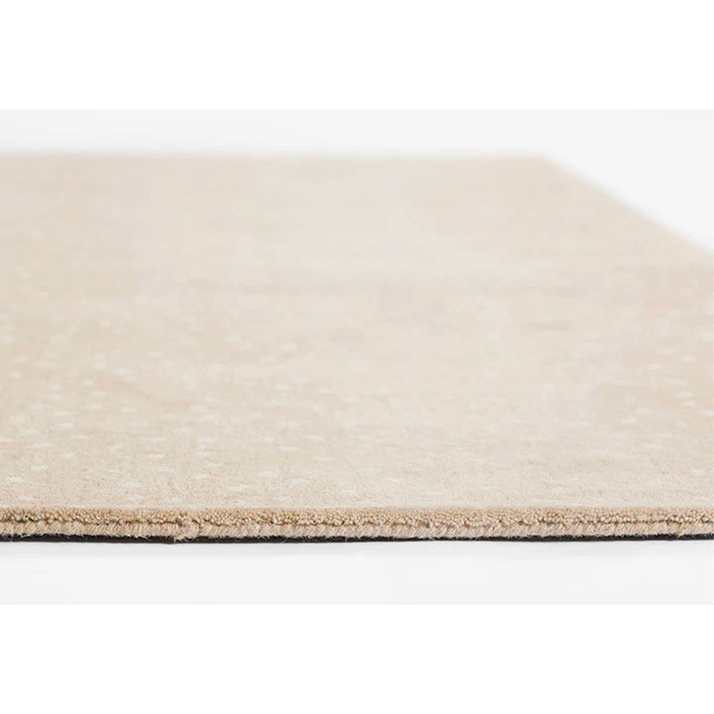 Hayde Modern Classic Beige Ombre Wool Animal Patterned Rug - 3'6"x5'6"|