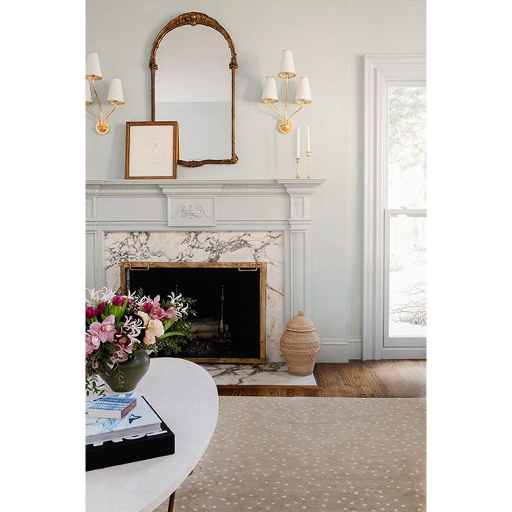 Hayde Modern Classic Beige Ombre Wool Animal Patterned Rug - 3'6"x5'6"|