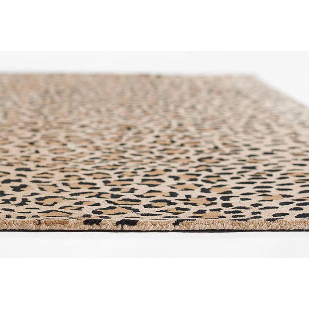 Ventura Modern Classic Beige Wool Animal Patterned Rug - 3'6"x5'6"|