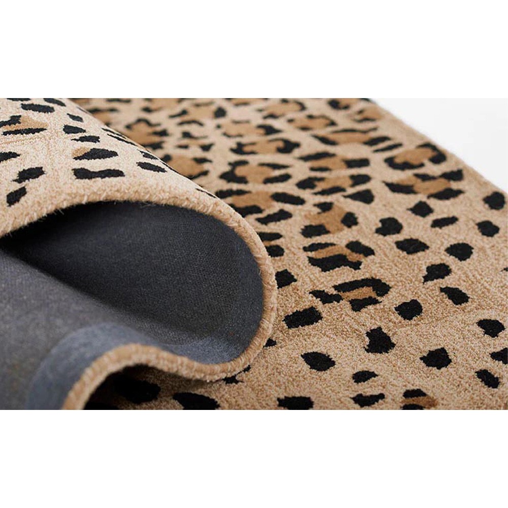 Ventura Modern Classic Beige Wool Animal Patterned Rug - 3'6"x5'6"|