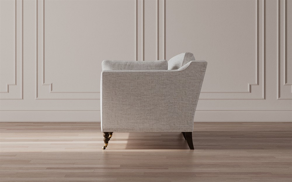 Madeline Heathered Ivory Performance Sofa - 84"|