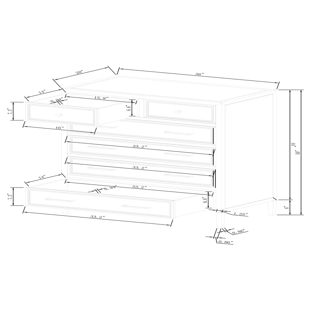 Anjana Updated Traditional Brown Oak Dresser|