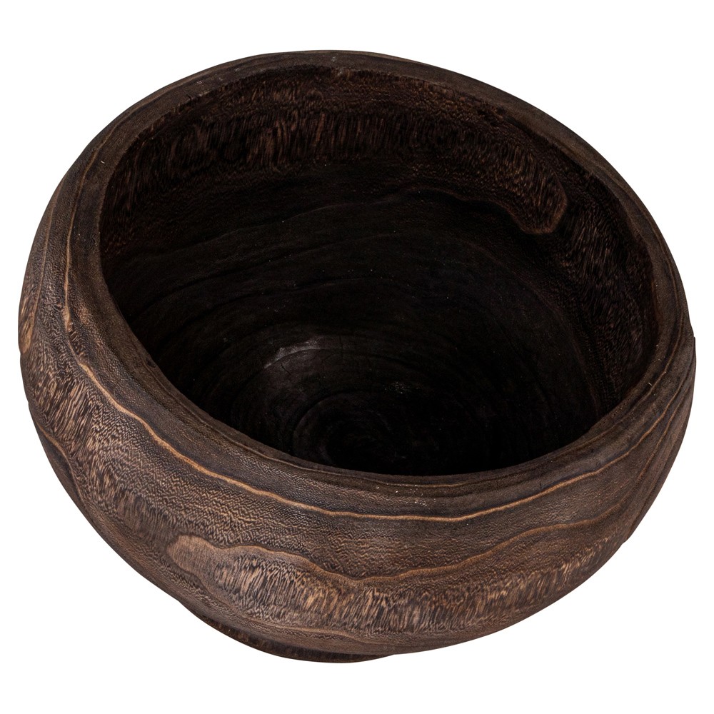 Wrenlee French Country Distressed Brown Wood Outdoor Planter|