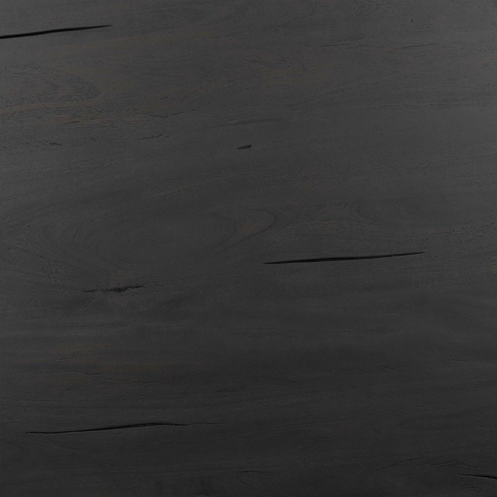 Duke Updated Traditional Dark Reclaimed Wood Round Bistro Table - 33"|