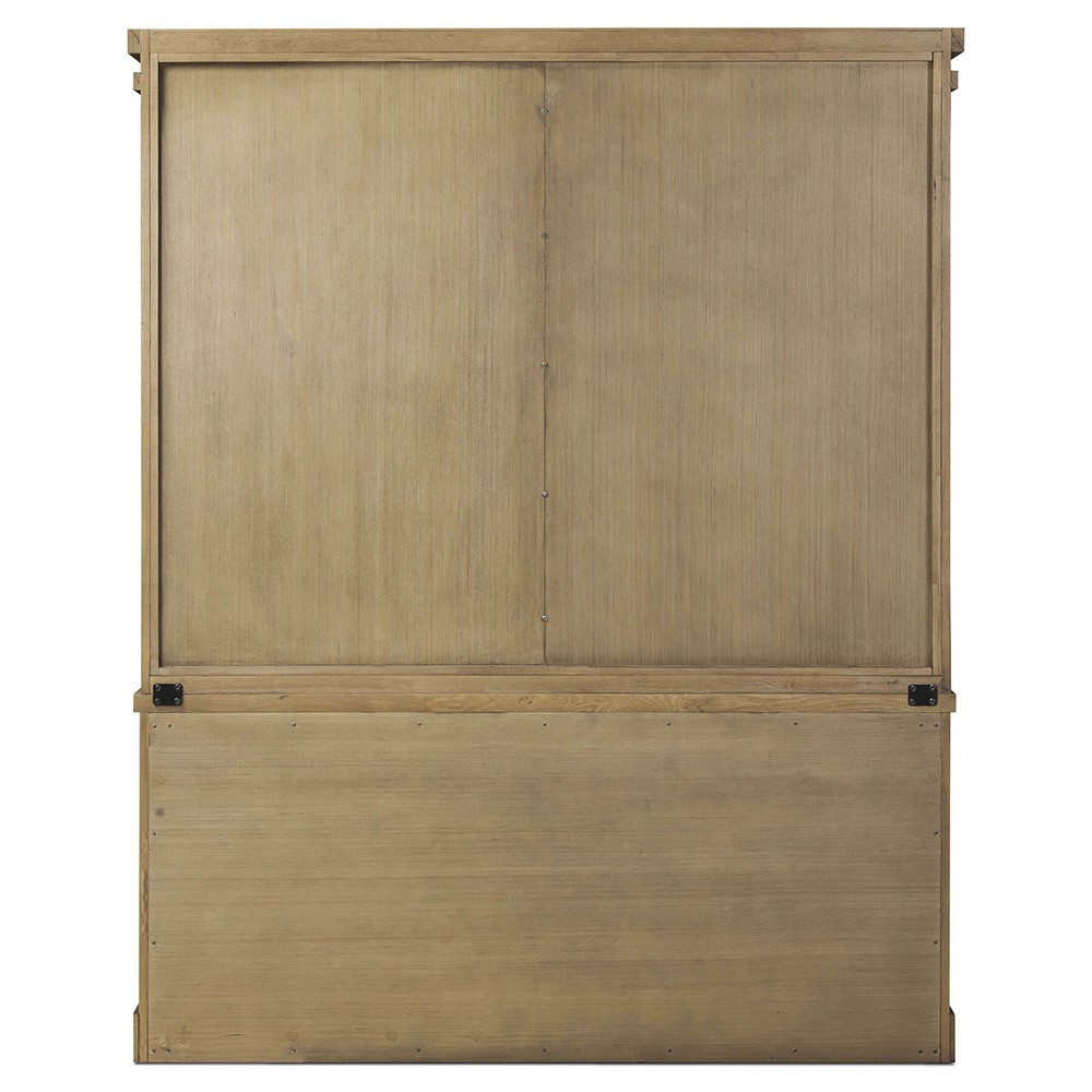 Diego Updated Traditional Honey Brown Oak Display Case|