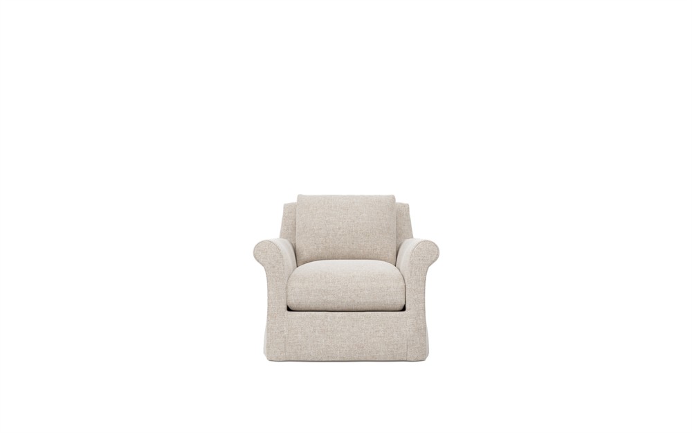 Ameerah Straw Performance Slipcovered Chair|