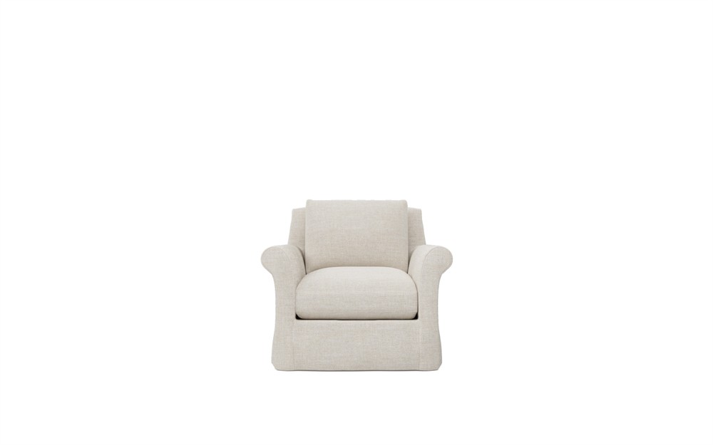 Ameerah Sea Salt Performance Slipcovered Chair|