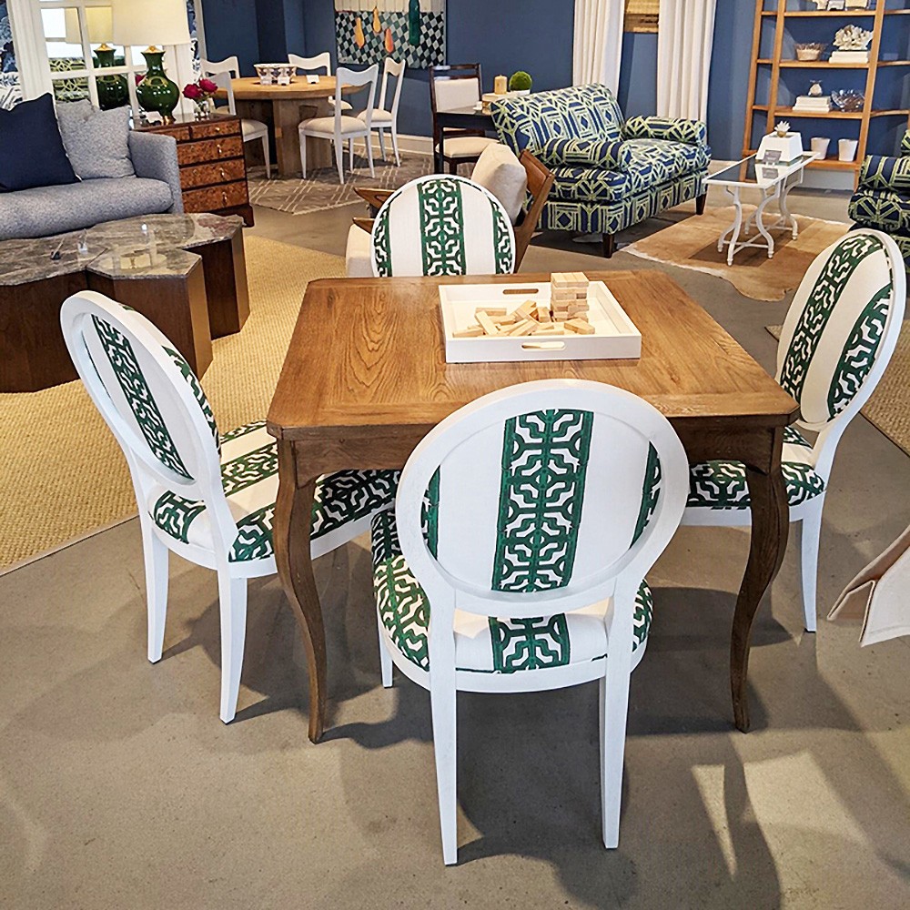 Navarre Updated Traditional Oak Wood Game Table|