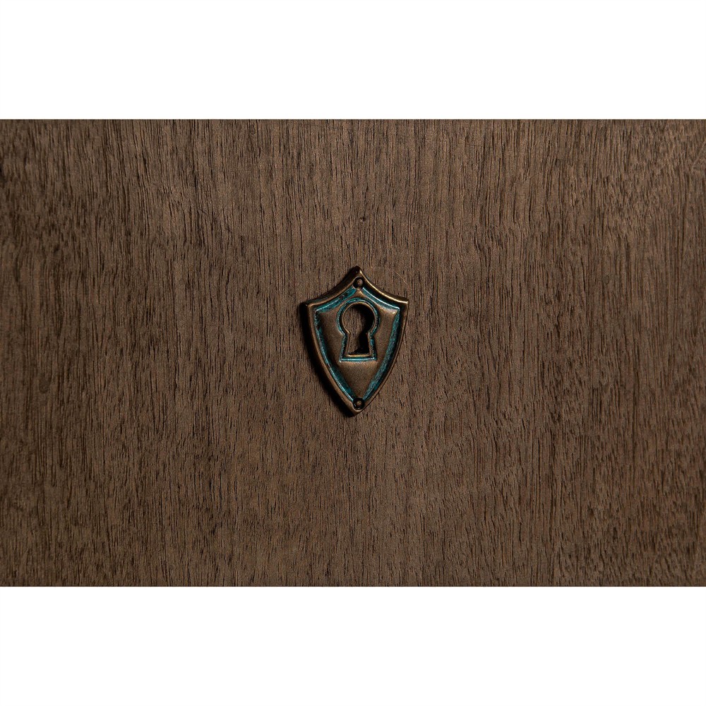 Delphina French Country Brown Oak Wood Dresser|