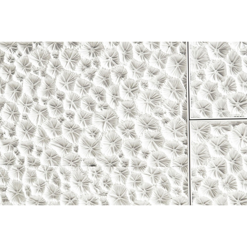 Maris Coastal Beach White Coral Patterned Oak Wood Media Cabinet - 102"|