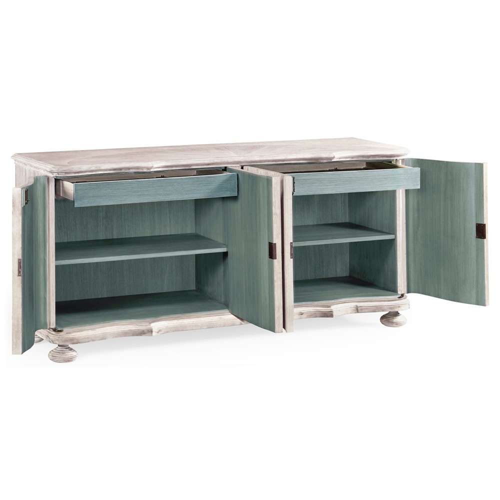 Gabriel Updated Traditional Washed Acacia Wood Buffet Standard (50