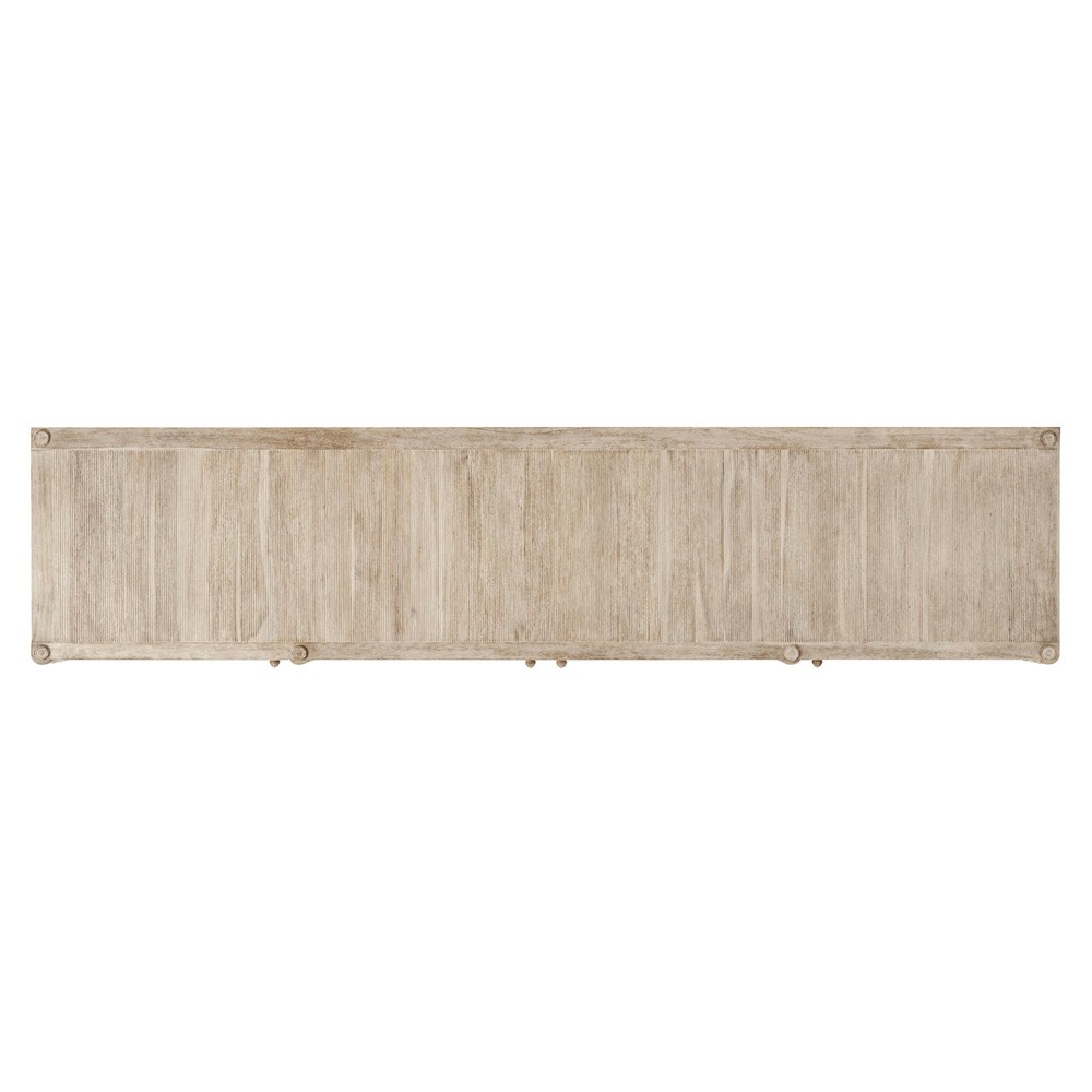 Mateo Modern Classic Beige Acacia Wood Bamboo Buffet|