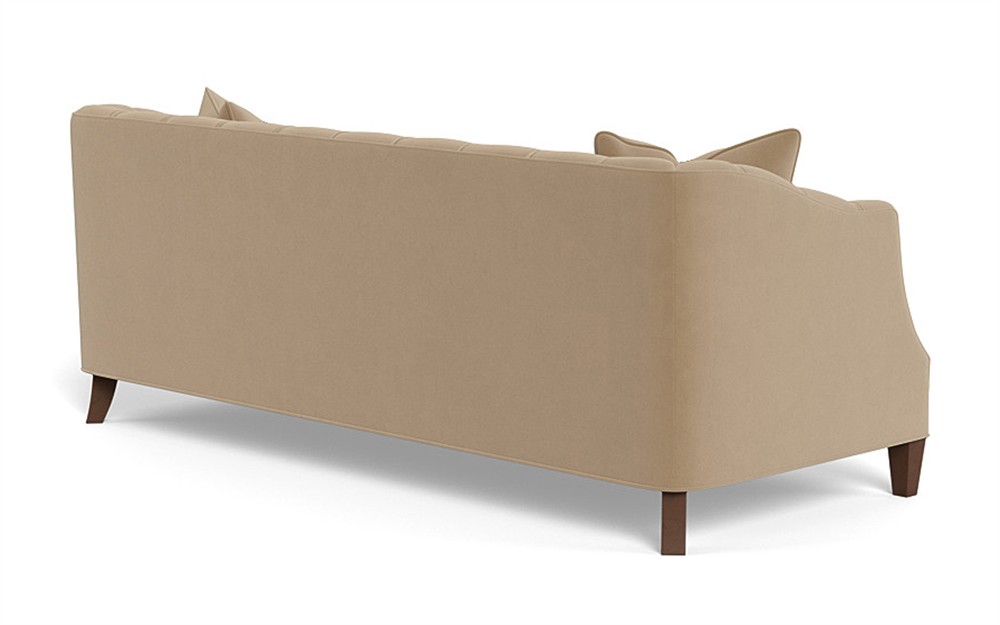 Willa Sand Dune Performance Velvet Sofa - 86"|