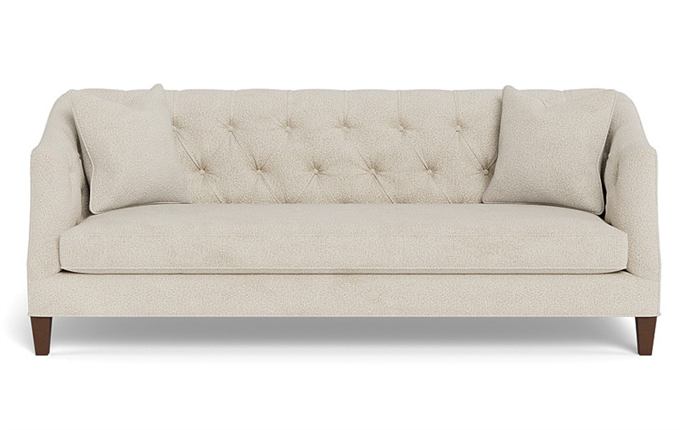 Willa Sugar Cookie Performance Boucle Weave Sofa - 86&quot;|