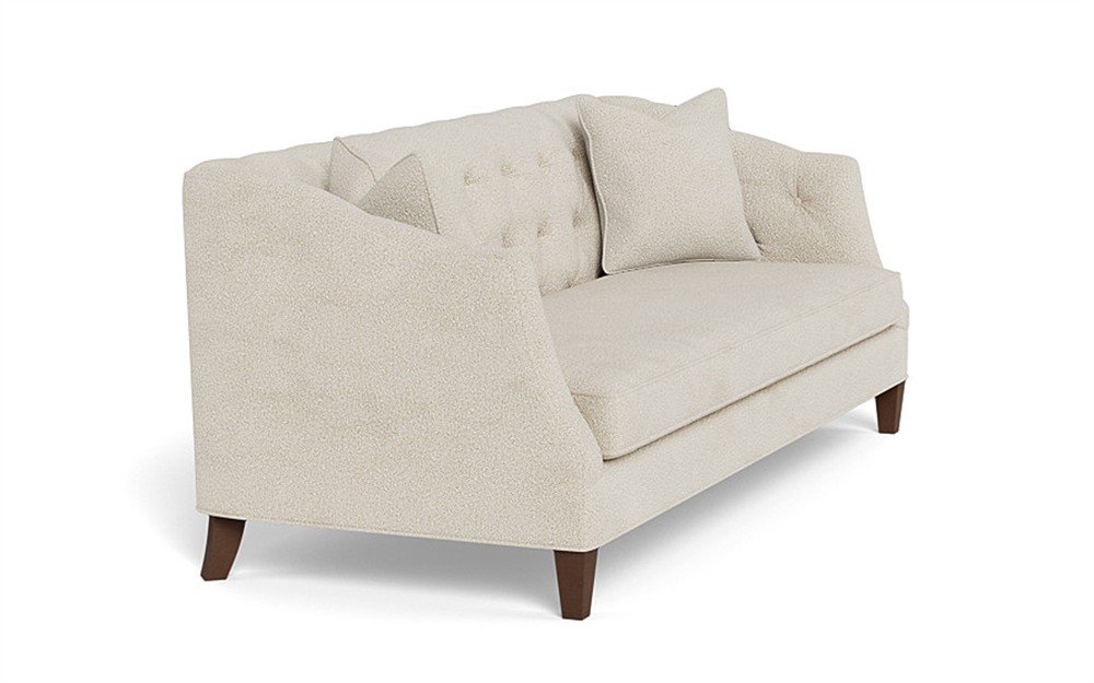 Willa Sugar Cookie Performance Boucle Weave Sofa - 86&quot;|