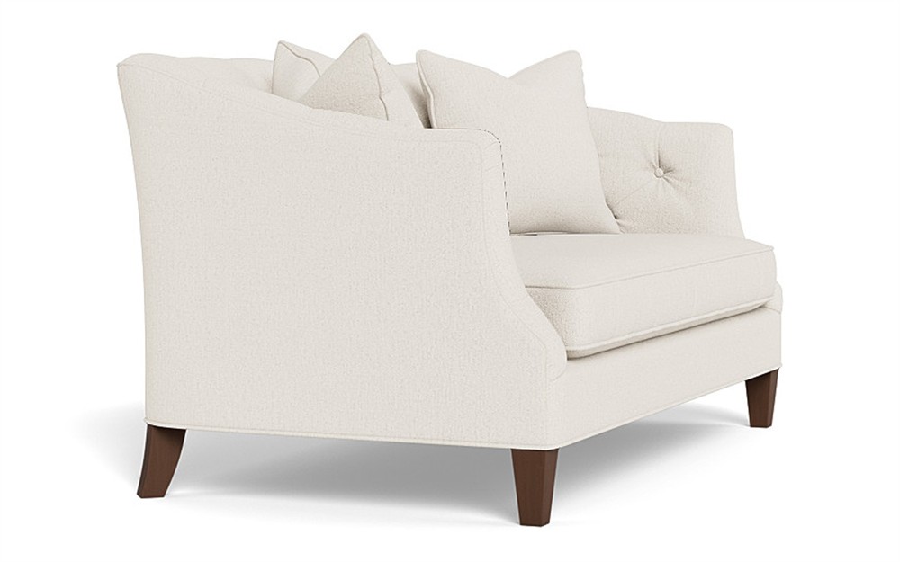 Willa Mascarpone Sustain Performance Basket Weave Settee - 61&quot;|