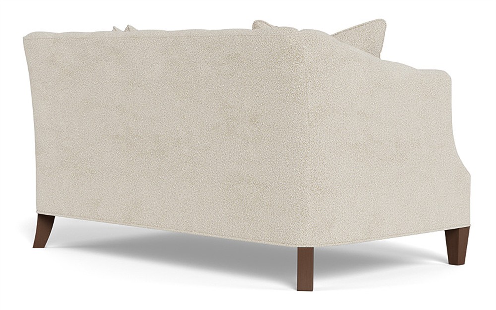 Willa Sugar Cookie Performance Boucle Weave Settee - 61&quot;|