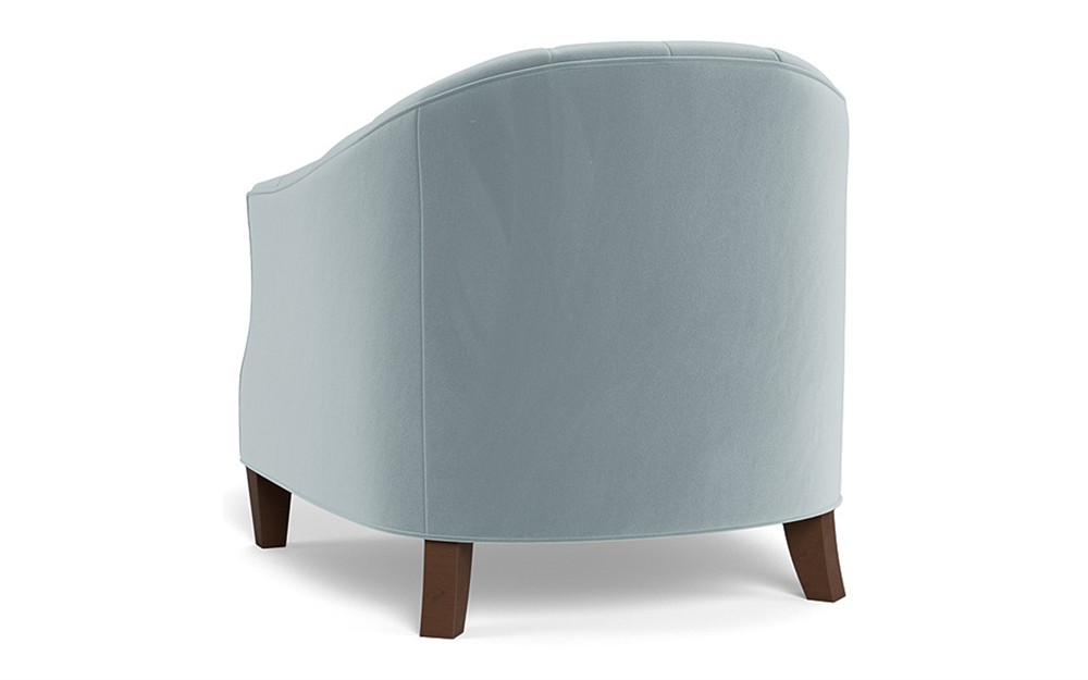 Willa Saltwater Blue Performance Velvet Chair|