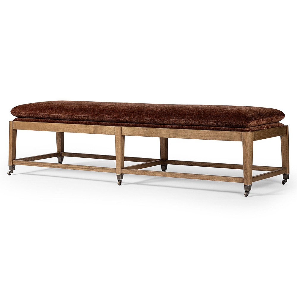 Eleanor Altair Sienna Velvet Accent Bench|