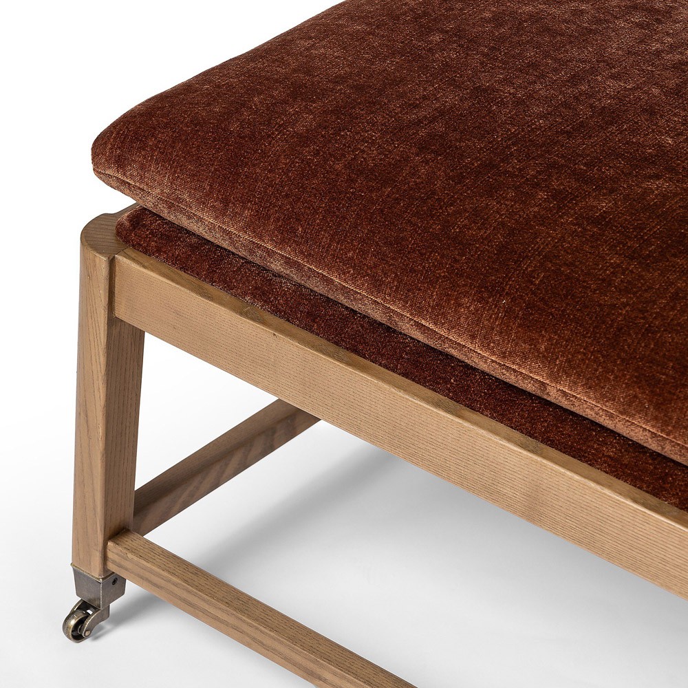 Eleanor Altair Sienna Velvet Accent Bench|